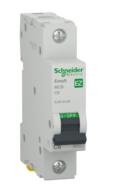 Автоматичен прекъсвач Schneider Electric Easy9 1P 6A C 6kA